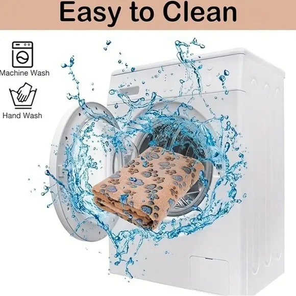 Colorful Plush Pet Blankets - Choice of Color - Machine Washable - Picture 4 of 11